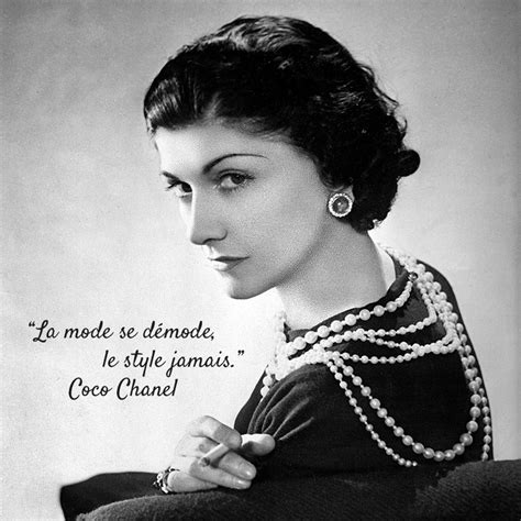 la mode se demode le style jamais coco chanel|coco chanel citations.